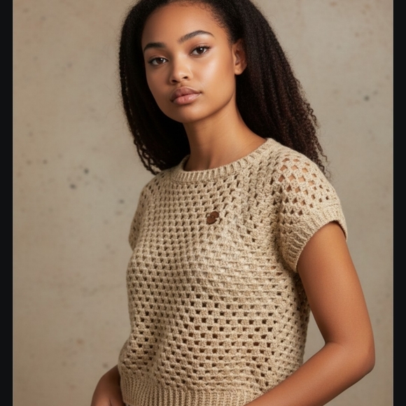 Handmade Crochet Top - Picture 4 of 9